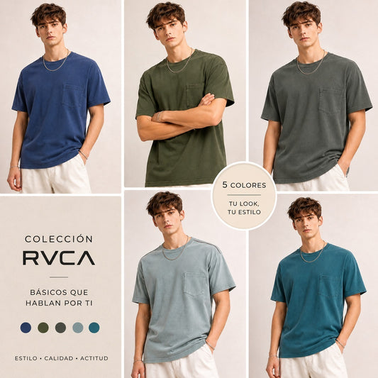 Camisetas RVCA - Pack 5