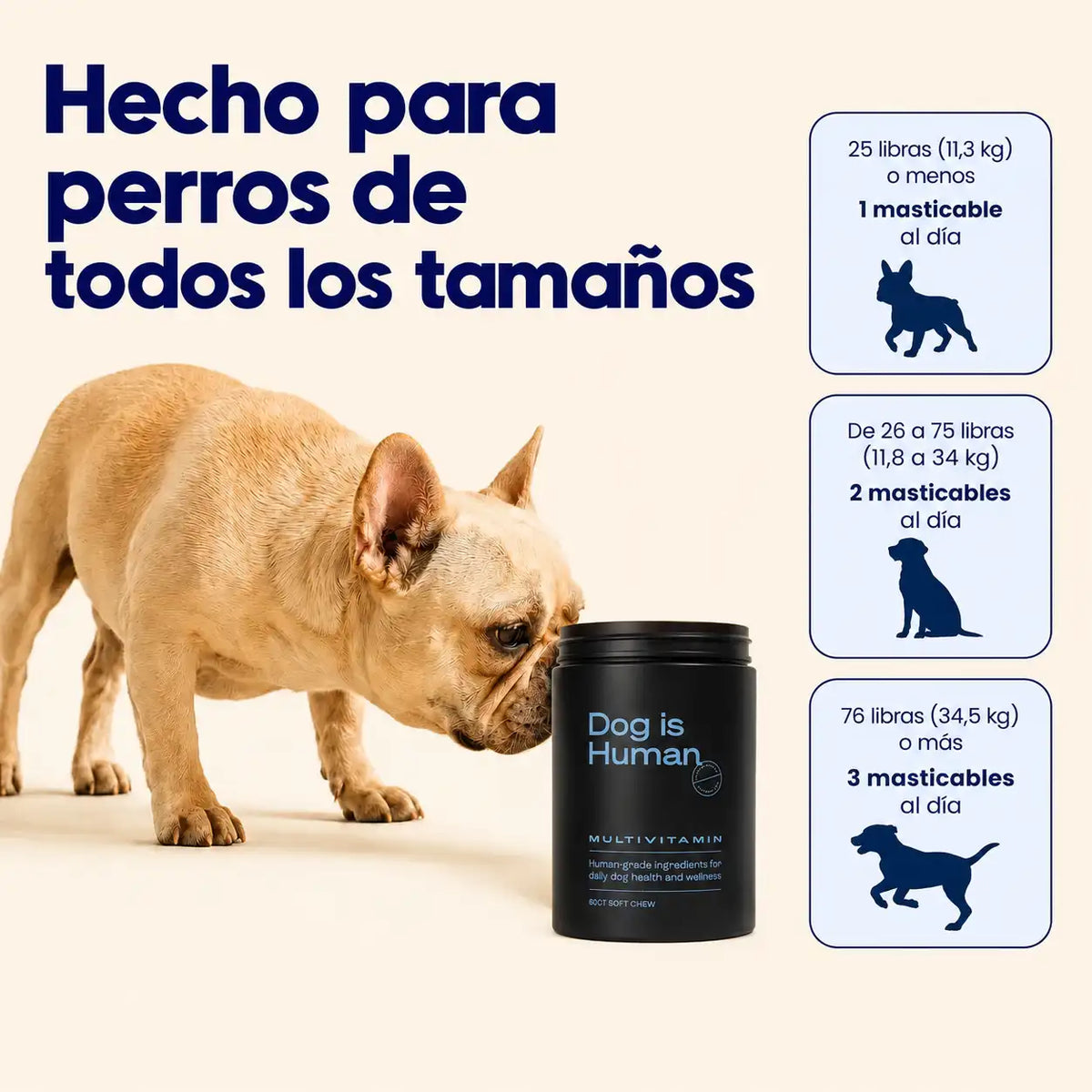 DOG IS HUMAN: Pelaje Brillante, Piel Sana y Mejor digestión en 30 Días