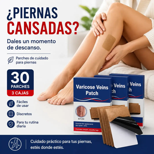 Parches Varices™ Alivio Diario, Sensación de Ligereza y Bienestar Desde la Primera Aplicación